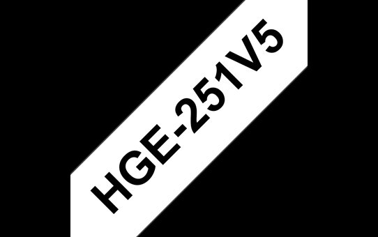HGE-251, bílá /  černá, 24 mm - obrázek produktu
