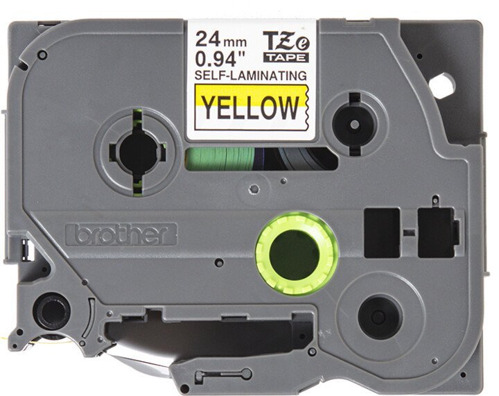 Brother TZE-SL651, žlutá/ černá, 24mm, samolaminovací - obrázek produktu