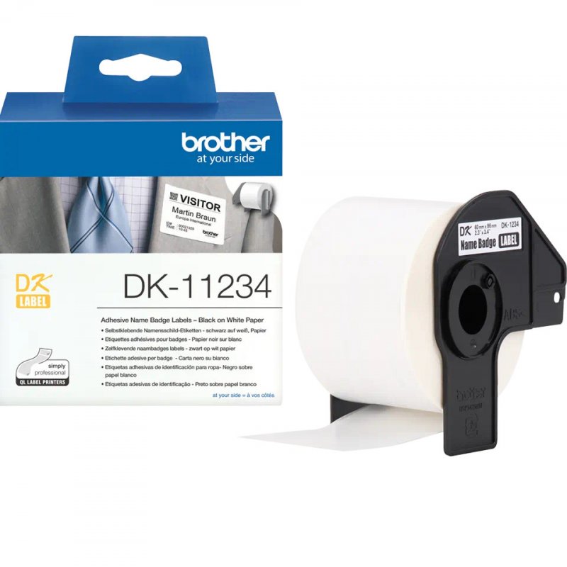 DK-11234 samolepicí štítek na oděv (60 mm x 86 mm) - obrázek produktu