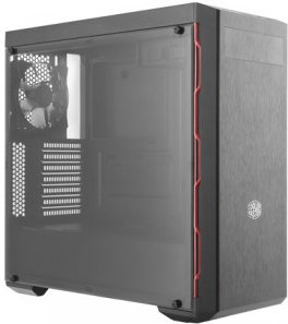 COOLER MASTER PC skříň MASTERBOX MB600L, WO/ ODD, červená - obrázek produktu