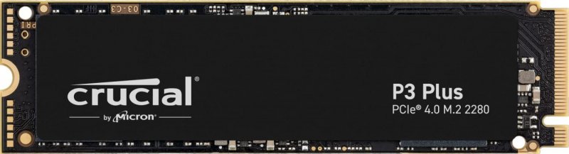 Crucial P3 Plus/ 1TB/ SSD/ M.2 NVMe/ Černá/ 5R - obrázek produktu