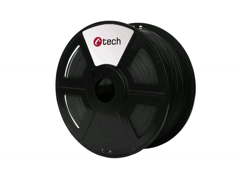 Tisková struna (filament) C-TECH, PLA, 1,75mm, 1kg, carbon - obrázek produktu