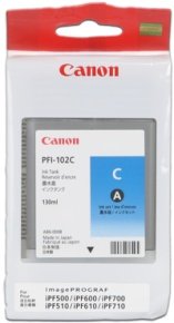 CANON INK PFI-102 CYAN iPF-500, 600, 700 - obrázek produktu