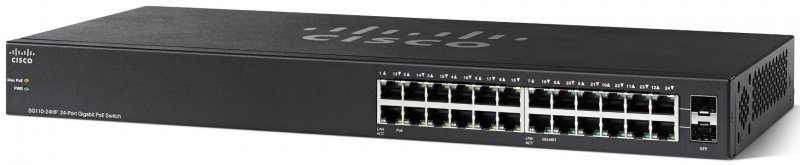 Cisco SG110-24 Half POE 24-Port PoE Gigabit Switch - obrázek produktu