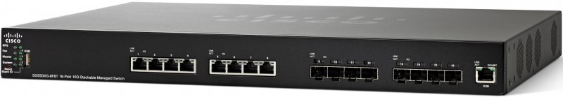 Cisco SG550XG-8F8T, 16x 10G Stackable Mng Switch - obrázek produktu