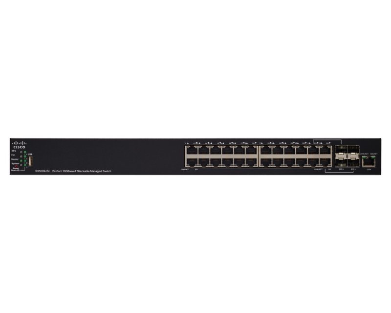 Cisco SX550X-24 20x 10 GE copper ports4x 10 GE combo - obrázek č. 1