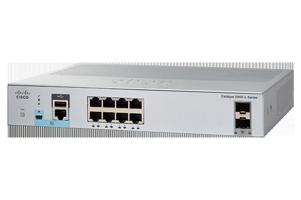 Cisco WS-C2960L-8TS-LL (8xGE, 2xSFP, LL) - obrázek produktu