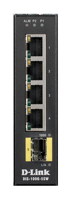 D-Link DIS-100G-5SW Industrial Gigabit Unmanaged Switch with SFP slot - obrázek č. 3
