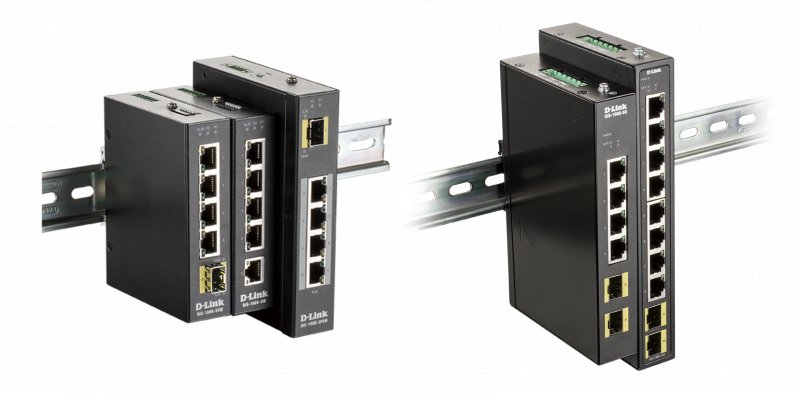 D-Link DIS-100G-6S Průmyslový Gigabit unmanaged switch, 4GbE, 2 SFP - obrázek č. 2