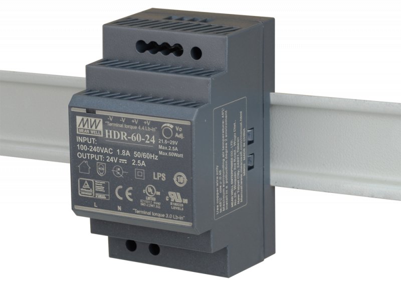D-Link DIS-H60-24 průmyslový zdroj 24V, 60W - obrázek produktu
