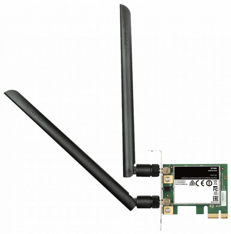 D-Link DWA-582 WiFi AC1200 DualBand PCIe Adapter - obrázek produktu