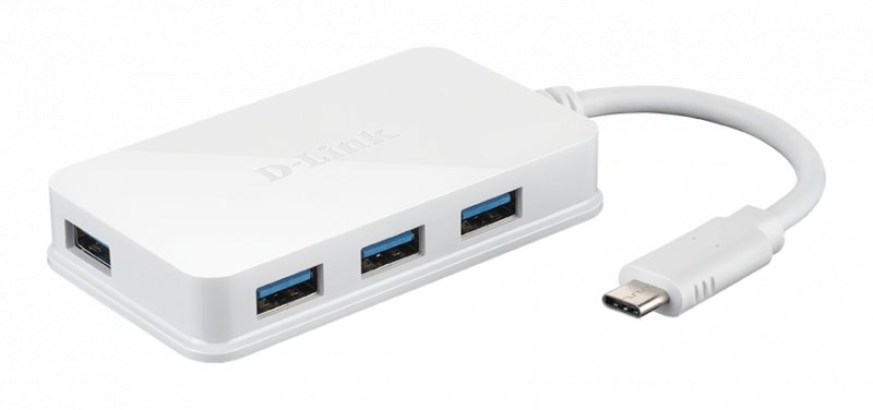 D-Link DUB-H410 USB-C to 4-Port USB 3.0 Hub - obrázek produktu