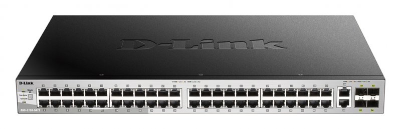 D-Link DGS-3130-54TS L3 Stackable Managed switch, 48x GbE, 2x 10G RJ-45, 2x 10G SFP+ - obrázek produktu