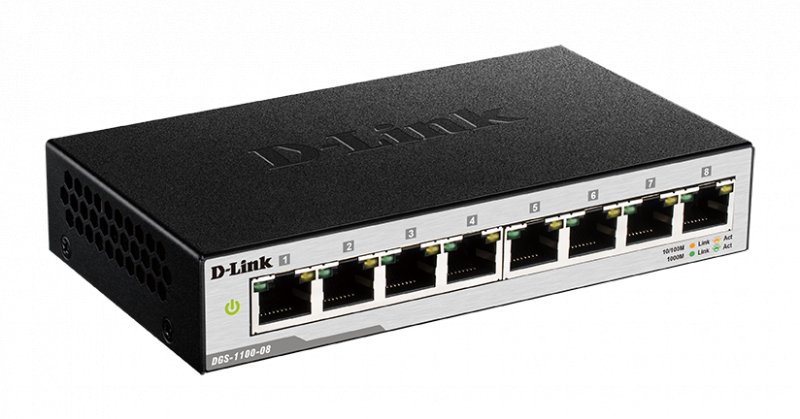 D-Link DGS-1100-08 Easy Smart Switch 10/ 100/ 1000 - obrázek produktu