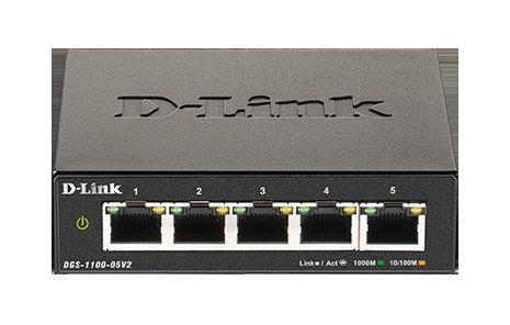 D-Link DGS-1100-05V2 Easy Smart Switch 10/ 100/ 1000 - obrázek produktu