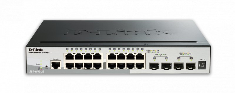 D-Link DGS-1510-20 Switch 16xGbit + 2xSFP + 2xSFP+ - obrázek č. 1