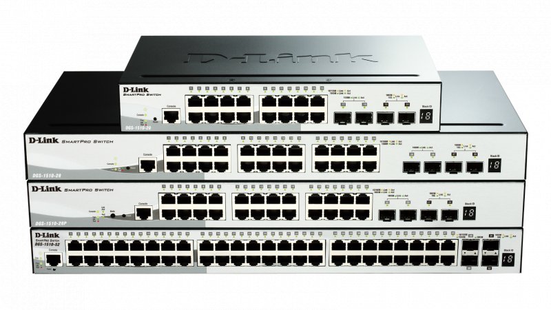 D-Link DGS-1510-28P PoE Switch 24xGb+2xSFP+ 2xSFP+ - obrázek č. 3
