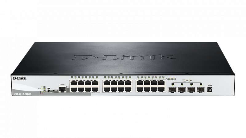 D-Link DGS-1510-28XMP Switch 24xGb+4xSFP+ - obrázek produktu