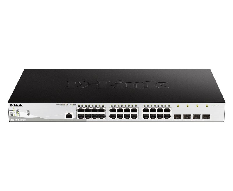 D-Link DGS-1210-28P/ ME/ E 24x 1G PoE + 4x 1G SFP Metro Ethernet Managed Switch - obrázek produktu