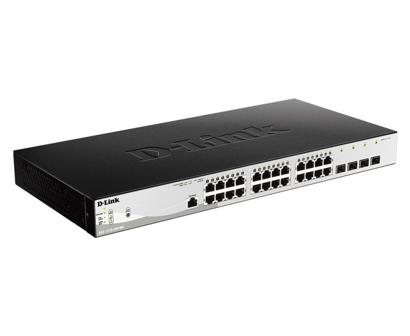 D-Link DGS-1210-28P/ ME/ E 24x 1G PoE + 4x 1G SFP Metro Ethernet Managed Switch - obrázek č. 1