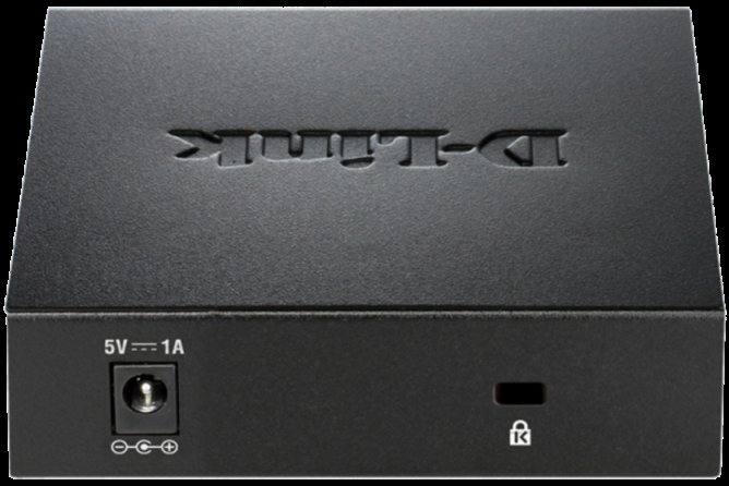 D-Link DGS-105 kovový 5-port 10/ 100/ 1000 Switch - obrázek č. 2