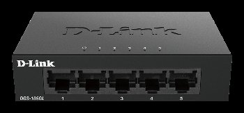 D-Link DGS-105GL Kovový 5-portový Gigabit stolní switch - obrázek produktu