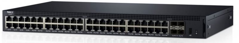 DELL Networking X1052 gigabit switch/ 48x 10/ 100/ 1000 port/ 4x SFP+ 10Gb/ Web management - obrázek č. 1