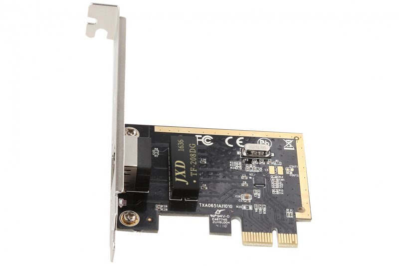 EVOLVEO PCIe Gigabit Ethernet Card 10/ 100/ 1000 Mbps, rozšiřující karta - obrázek č. 2