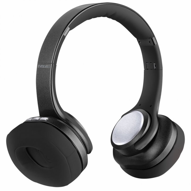 EVOLVEO SupremeSound 8EQ, Bluetooth sluchátka s reproduktorem a ekvalizérem 2v1, černé - obrázek č. 1