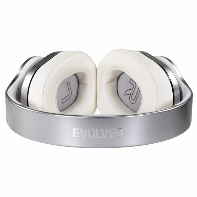 EVOLVEO SupremeSound 8EQ, Bluetooth sluchátka s reproduktorem a ekvalizérem 2v1, stříbrné - obrázek č. 5