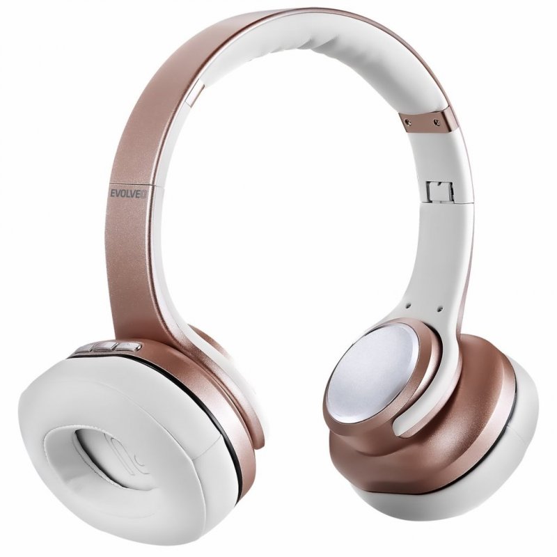 EVOLVEO SupremeSound 8EQ, Bluetooth sluchátka s reproduktorem a ekvalizérem 2v1, růžové - obrázek č. 1