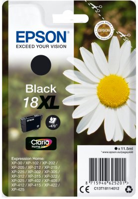 Epson Singlepack Black 18XL Claria Home Ink - obrázek produktu