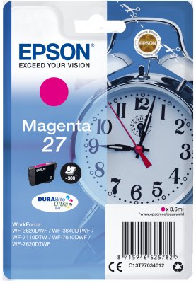 Epson Singlepack Magenta 27 DURABrite Ultra Ink - obrázek produktu