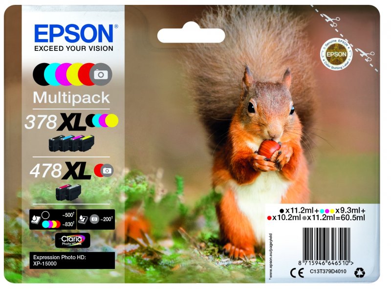 Epson Multipack 6 colours 478XL Claria Photo HD - obrázek produktu