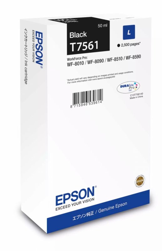 Epson Ink cartridge Black DURABrite Pro, size L - obrázek produktu