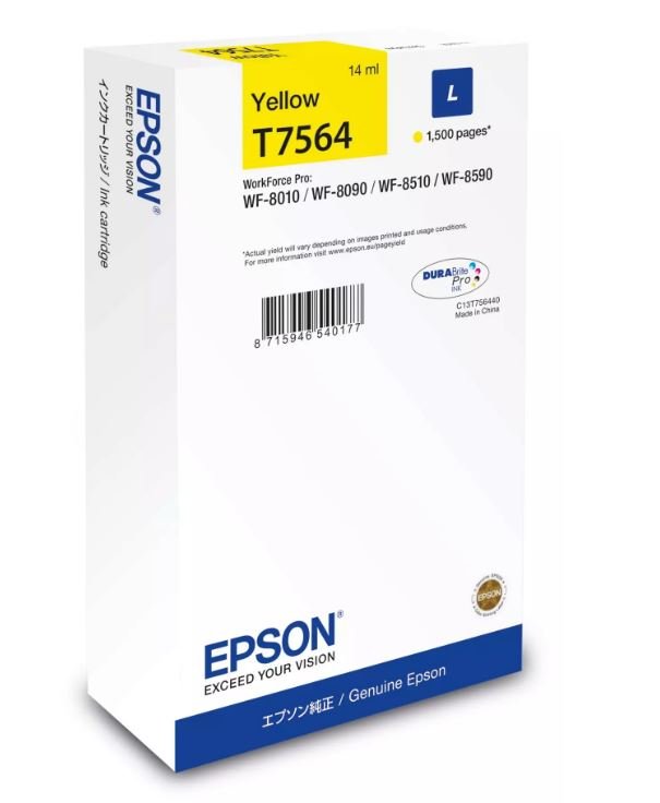 Epson Ink cartridge Yellow DURABrite Pro, size L - obrázek produktu