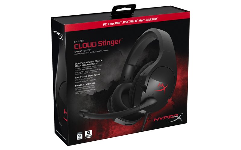 HyperX Cloud Stinger - herní headset černý (PC) - obrázek č. 2