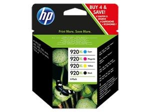 HP 920 XL - Combo pack BK/ C/ M/ Y - obrázek produktu