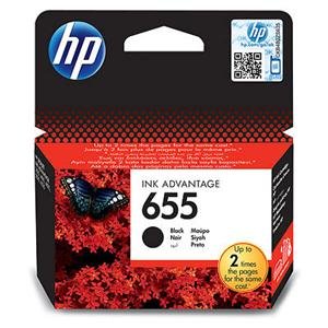 HP 655 černá inkoustová kazeta, CZ109AE - obrázek produktu