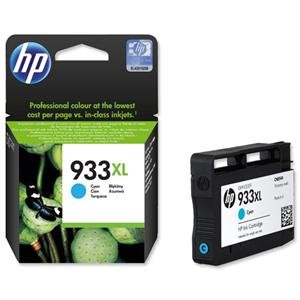 HP 933XL azurová inkoustová kazeta, CN054AE - obrázek produktu
