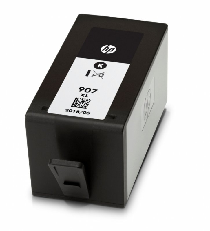 HP 907XL - černá inkoustová kazeta, T6M19AE - obrázek produktu