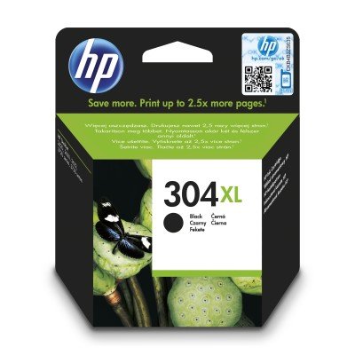 HP 304XL Black Original Ink Cartridge, N9K08AE - obrázek produktu