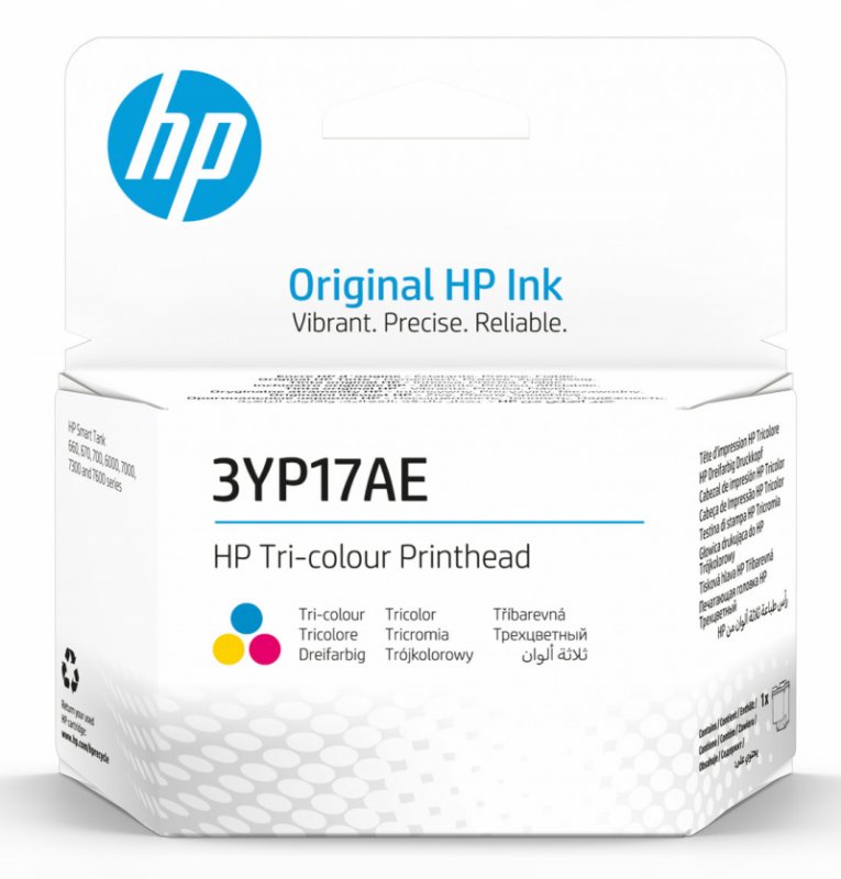 HP Tisková hlava 3YP17AE, tříbarevná - obrázek produktu