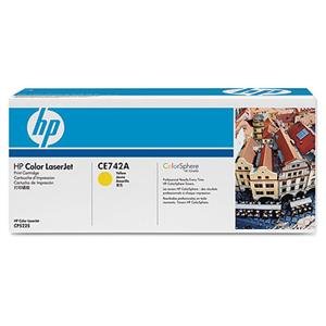 HP tisková kazeta žlutá, CE742A - obrázek produktu