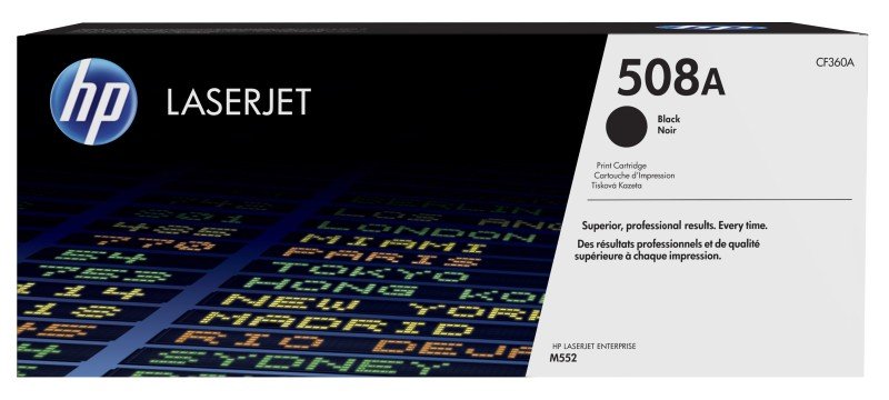 HP 508A tisková kazeta černá, CF360A - obrázek produktu