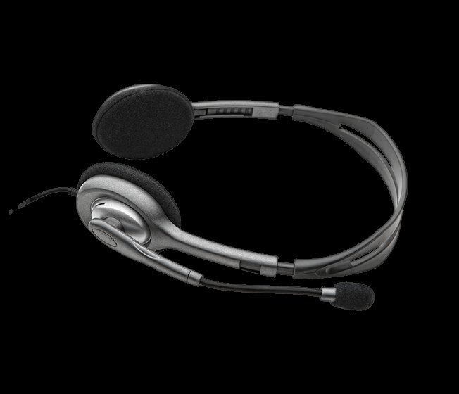 náhlavní sada Logitech Stereo Headset H111 - obrázek č. 1
