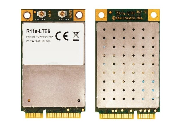 Mikrotik R11e-LTE6, 2G/ 3G/ LTE6 miniPCI-e modul - obrázek produktu