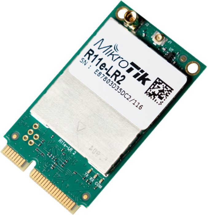 Mikrotik R11e-LR2, LoRa miniPCI-e karta, 2,4 GHz - obrázek produktu