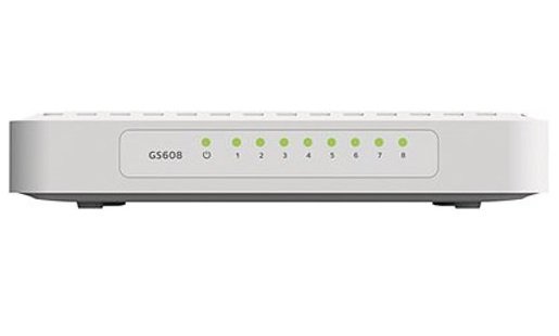 NETGEAR 8xGIGABIT Desktop switch, GS608 - obrázek č. 1