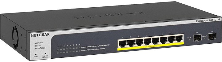 Netgear GS510TPP 8-port Gigabit Switch Poe+ Smart - obrázek produktu